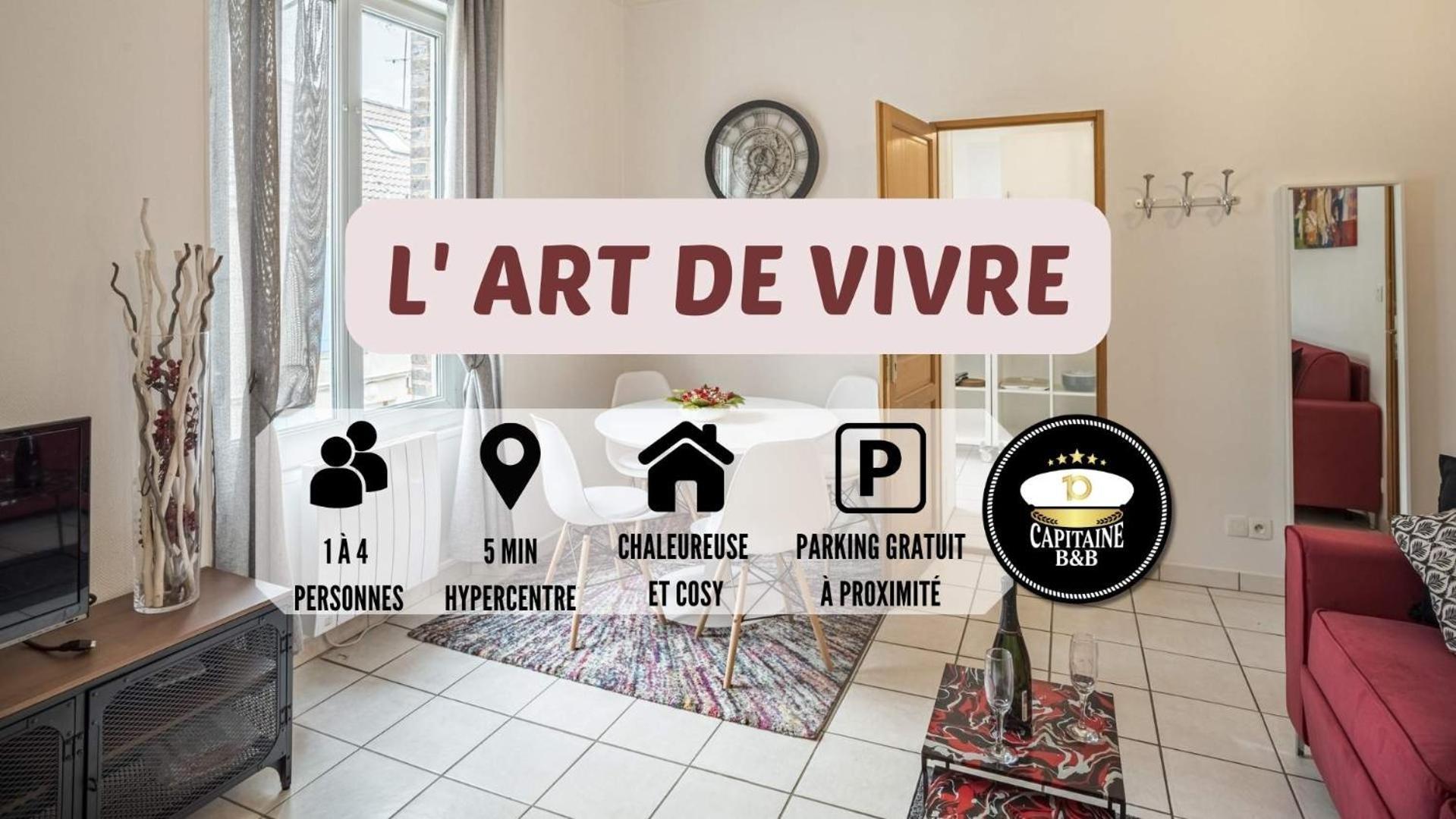 L' Art De Vivre - 3 Min Hypercentre - 4 Personnes Apartment Troyes Exterior photo